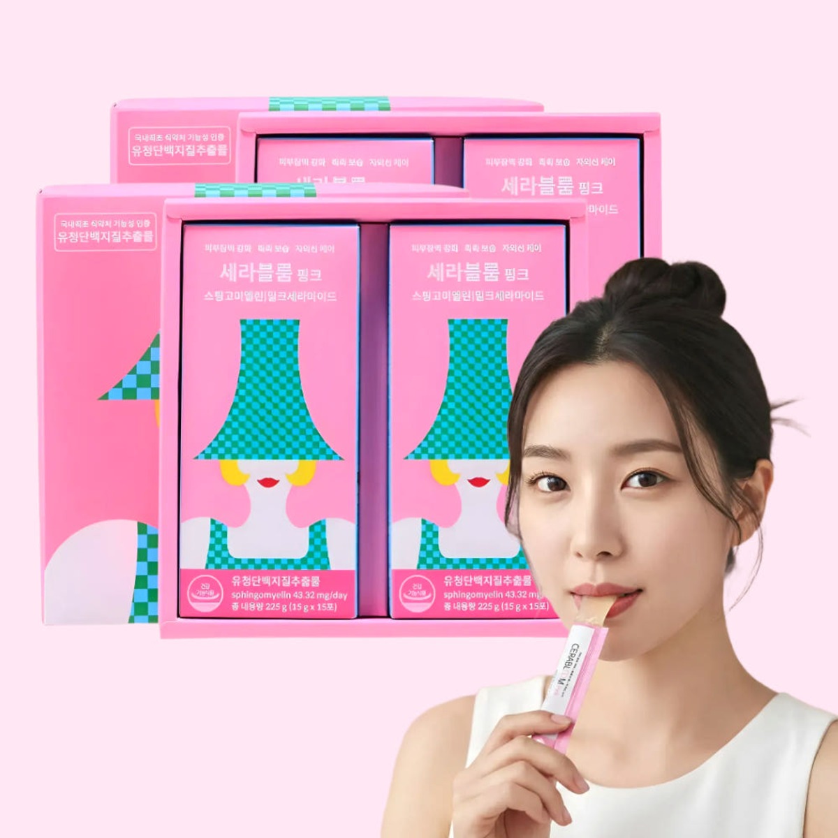 세라블룸 핑크세트 (복숭아맛) | 15개입 x 2