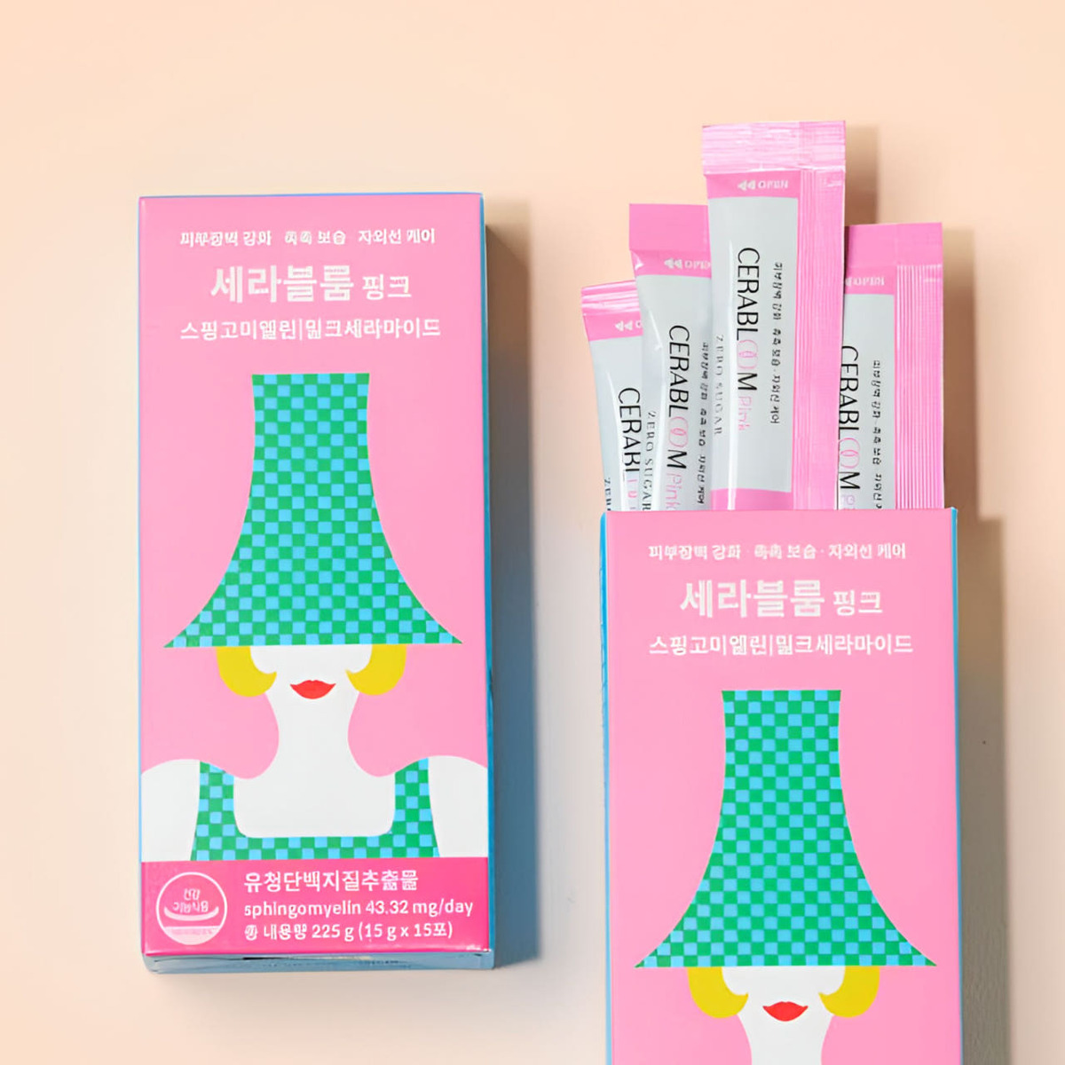 세라블룸 핑크세트 (복숭아맛) | 15개입 x 2